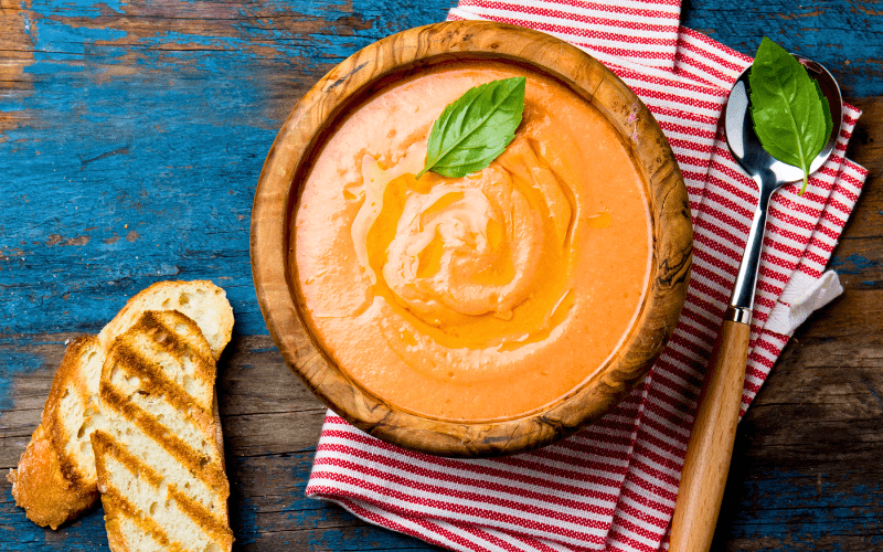 Salmorejo sin gluten