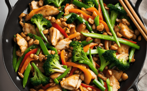 sarten con wok de verduras