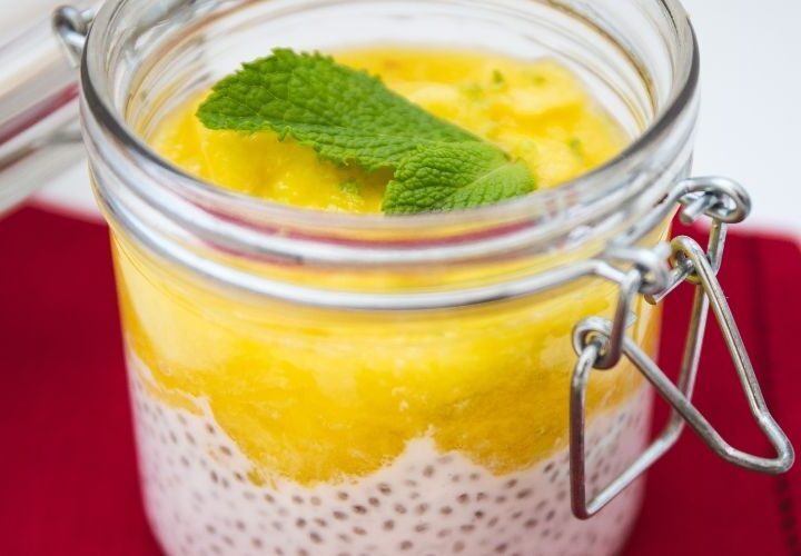 Pudding de chía y mango